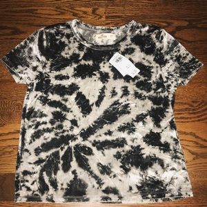 hollister velvet top